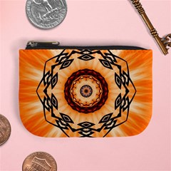 Abstract-kaleidoscope-colorful Mini Coin Purse by Bedest