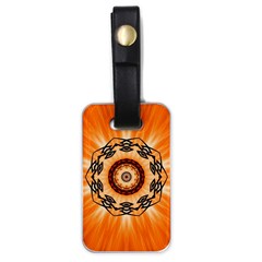 Abstract-kaleidoscope-colorful Luggage Tag (one Side) by Bedest