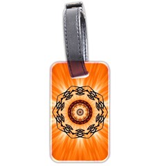 Abstract-kaleidoscope-colorful Luggage Tag (two Sides) by Bedest