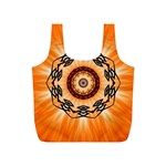 Abstract-kaleidoscope-colorful Full Print Recycle Bag (S) Front