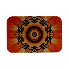 Abstract-kaleidoscope-colorful Open Lid Metal Box (silver)  