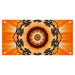 Abstract-kaleidoscope-colorful Banner And Sign 6  X 3  by Bedest