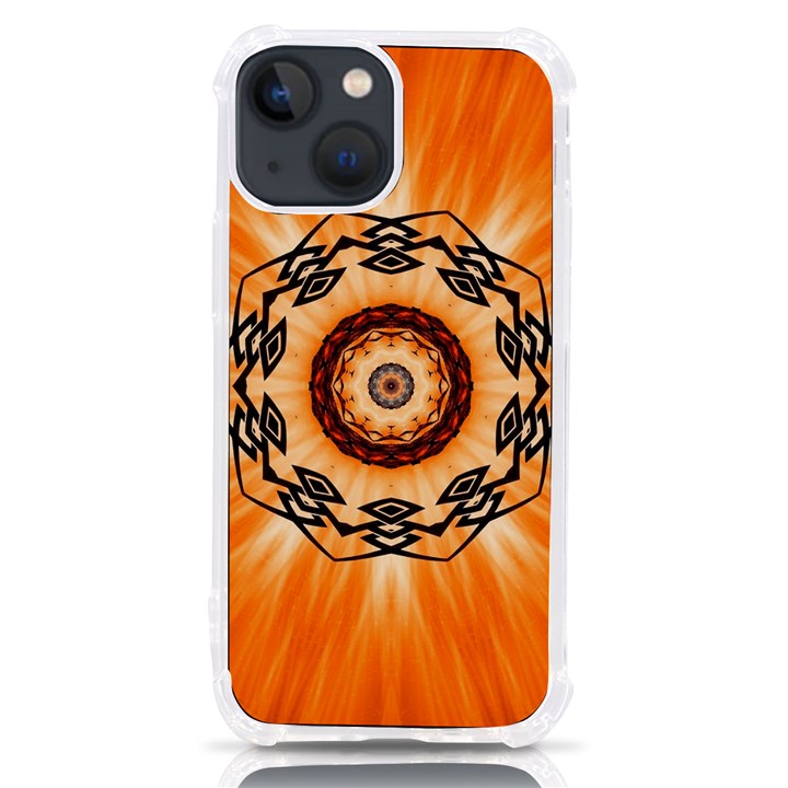 Abstract-kaleidoscope-colorful iPhone 13 mini TPU UV Print Case