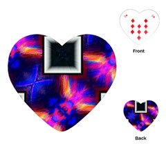 Box-abstract-frame-square Playing Cards Single Design (heart)