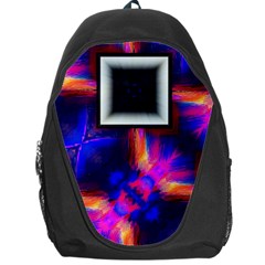 Box-abstract-frame-square Backpack Bag by Bedest