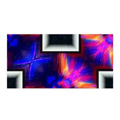 Box-abstract-frame-square Satin Wrap 35  X 70  by Bedest