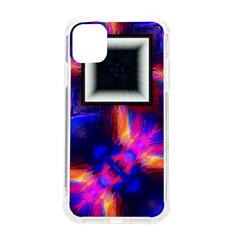 Box-abstract-frame-square Iphone 11 Tpu Uv Print Case by Bedest