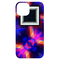 Box-abstract-frame-square Iphone 14 Black Uv Print Case by Bedest