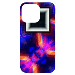 Box-abstract-frame-square Iphone 14 Pro Max Black Uv Print Case by Bedest