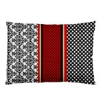 Background-damask-red-black Pillow Case 26.62 x18.9  Pillow Case