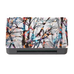 Forest-abstract-artwork-colorful Memory Card Reader With Cf by Bedest