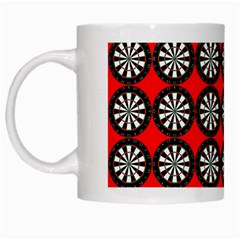 Darts-dart-board-board-target-game White Mug by Bedest