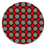 Darts-dart-board-board-target-game Magnet 5  (Round) Front