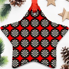 Darts-dart-board-board-target-game Star Ornament (two Sides) by Bedest