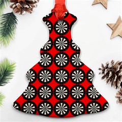 Darts-dart-board-board-target-game Ornament (Christmas Tree) 