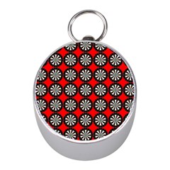 Darts-dart-board-board-target-game Mini Silver Compasses