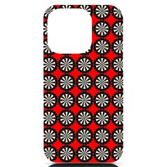 Darts-dart-board-board-target-game iPhone 14 Pro Black UV Print Case