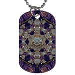 Flowers Of Diamonds In Harmony And Structures Of Love Dog Tag (Two Sides) Front