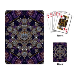 Flowers Of Diamonds In Harmony And Structures Of Love Playing Cards Single Design (rectangle)