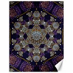 Flowers Of Diamonds In Harmony And Structures Of Love Canvas 12  x 16  11.86 x15.41  Canvas - 1