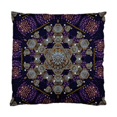 Flowers Of Diamonds In Harmony And Structures Of Love Standard Cushion Case (one Side) by pepitasart