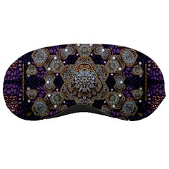 Flowers Of Diamonds In Harmony And Structures Of Love Sleep Mask by pepitasart