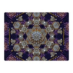 Flowers Of Diamonds In Harmony And Structures Of Love Two Sides Premium Plush Fleece Blanket (mini) by pepitasart