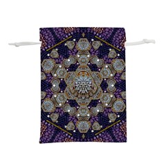 Flowers Of Diamonds In Harmony And Structures Of Love Lightweight Drawstring Pouch (s) by pepitasart