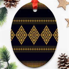 Abstract-batik Klasikjpg Ornament (oval) by nateshop