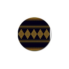 Abstract-batik Klasikjpg Golf Ball Marker by nateshop