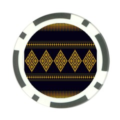 Abstract-batik Klasikjpg Poker Chip Card Guard (10 Pack) by nateshop