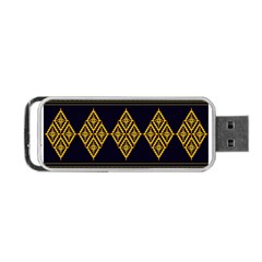 Abstract-batik Klasikjpg Portable Usb Flash (one Side) by nateshop