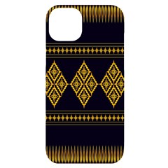 Abstract-batik Klasikjpg Iphone 14 Plus Black Uv Print Case by nateshop