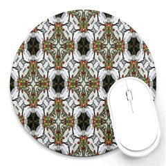 Background-baitik Round Mousepad by nateshop