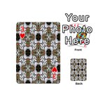 Background-baitik Playing Cards 54 Designs (Mini) Front - Heart3