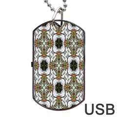 Background-baitik Dog Tag Usb Flash (two Sides) by nateshop