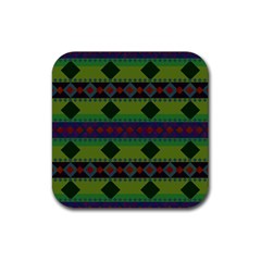 Background-batik 01 Rubber Coaster (square) by nateshop