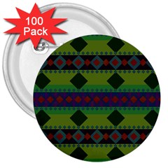 Background-batik 01 3  Buttons (100 Pack)  by nateshop