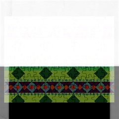 Background-batik 01 Rectangular Jigsaw Puzzl by nateshop