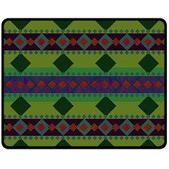 Background-batik 01 Fleece Blanket (medium) by nateshop