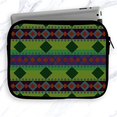 Background-batik 01 Apple Ipad 2/3/4 Zipper Cases by nateshop