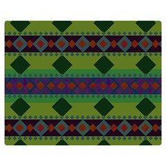 Background-batik 01 Premium Plush Fleece Blanket (medium) by nateshop