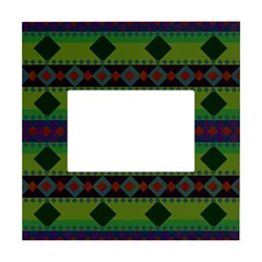 Background-batik 01 White Box Photo Frame 4  X 6 