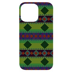 Background-batik 01 Iphone 14 Pro Max Black Uv Print Case by nateshop