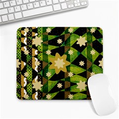 Background-batik 02 Large Mousepad by nateshop