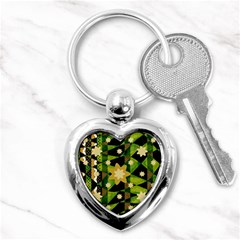 Background-batik 02 Key Chain (heart) by nateshop