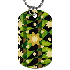 Background-batik 02 Dog Tag (one Side) by nateshop