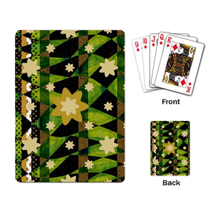 Background-batik 02 Playing Cards Single Design (Rectangle)