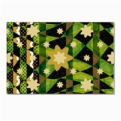 Background-batik 02 Postcard 4 x 6  (pkg Of 10) by nateshop