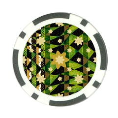 Background-batik 02 Poker Chip Card Guard (10 Pack) by nateshop